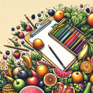 10 Creative Ideas for Drawing Easy and Healthy Food Posters