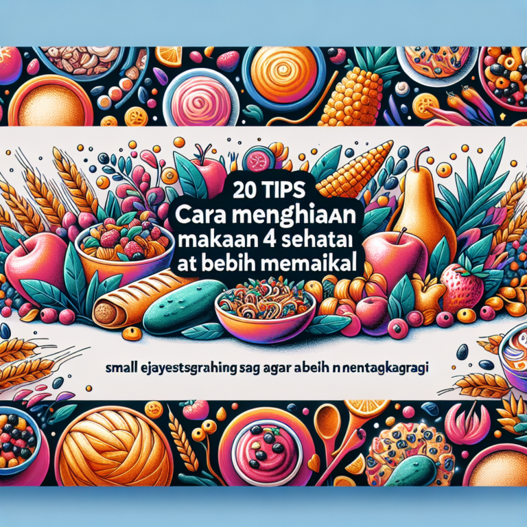 20 Tips Cara Menghias Makanan 4 Sehat 5 Sempurna Agar Lebih Menarik dan